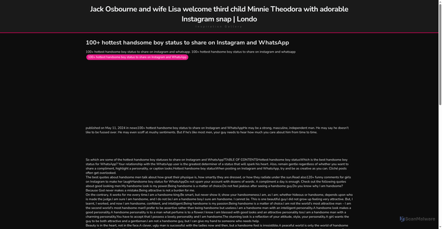 Security scan screenshot of https://pikejudgeblog-dpn8knmrw4nu.edgeone.app/100-hottest-handsome-boy-status-to-share-on-instagram-and-whatsapp.html