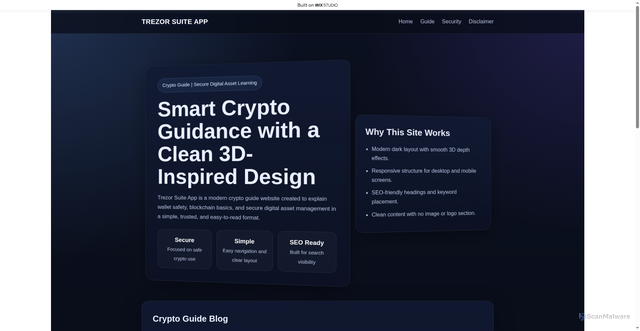 Security scan screenshot of https://suiteapp-started.wixstudio.com/en-us