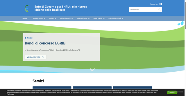 Security scan screenshot of https://www.egrib.it/