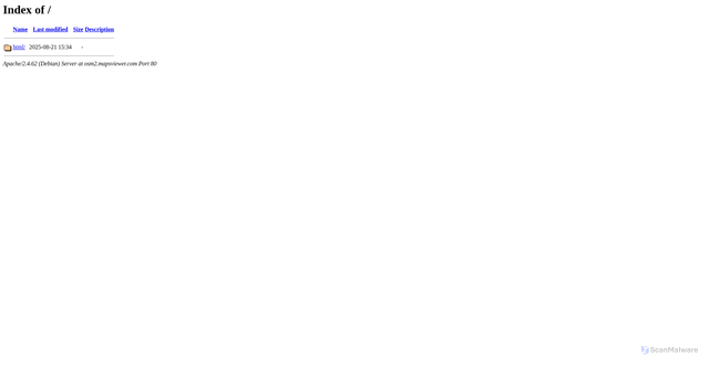 Security scan screenshot of https://osm2.mapsviewer.com