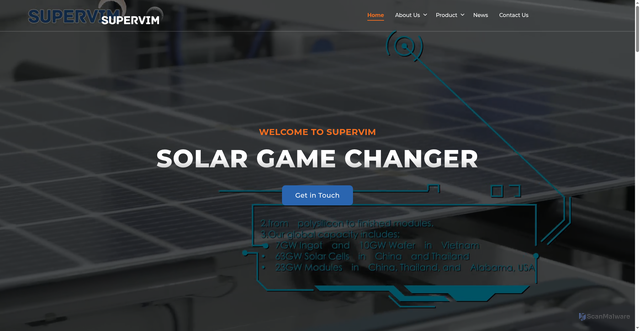 Security scan screenshot of https://supervim.workdemo.in.net/