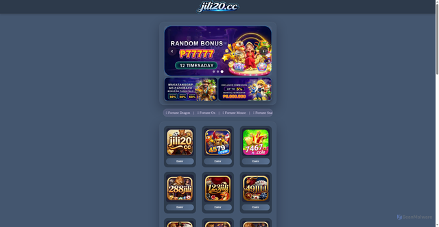 Security scan screenshot of https://jili20.top/?host=https://t94cvt.com?ch=64279