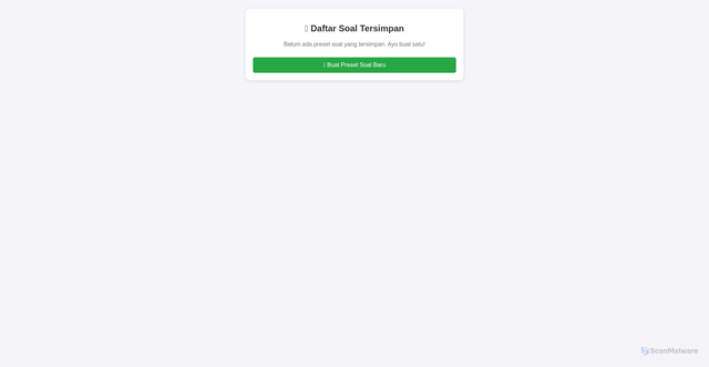 Security scan screenshot of https://latihanulangan-wi12lsh43q.edgeone.dev/