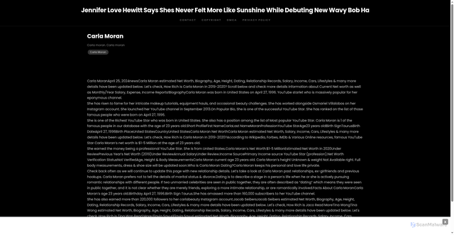 Security scan screenshot of https://youniqebrandhugo-sh3wzh7r9l.edgeone.app/22976-carla-moran.html