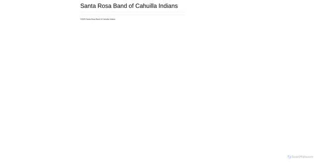 Security scan screenshot of https://santarosacahuilla-nsn.gov/