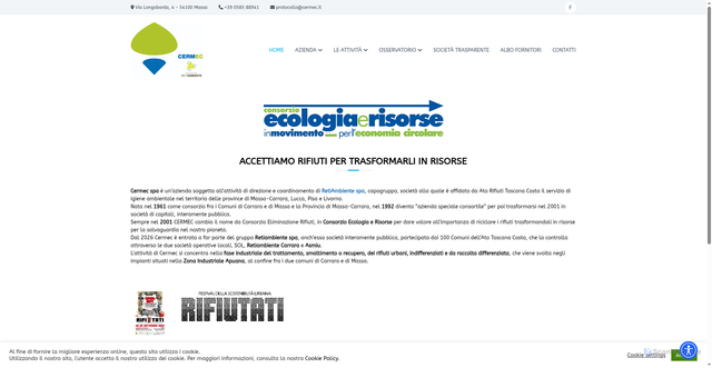 Security scan screenshot of https://WWW.CERMEC.IT