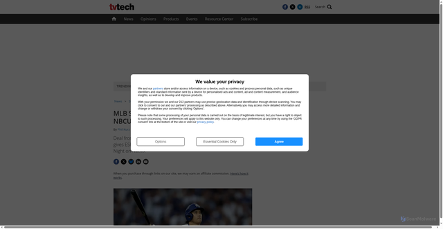 Security scan screenshot of https://www.tvtechnology.com/news/mlb-strikes-rights-deals-with-espn-nbcuniversal-netflix