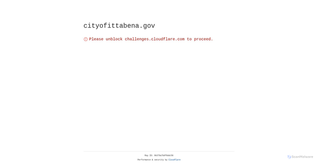 Security scan screenshot of http://cityofittabena.gov/