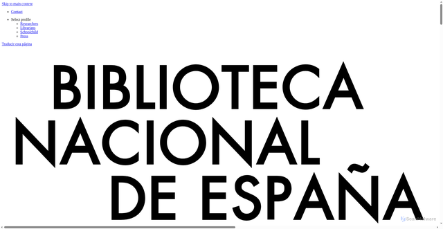 Security scan screenshot of https://www.bne.es/en