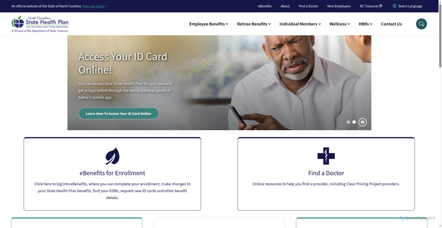Security scan screenshot of https://www.shpnc.gov/