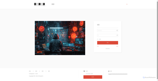 Security scan screenshot of http://hackerjy.com/user/switchUrl