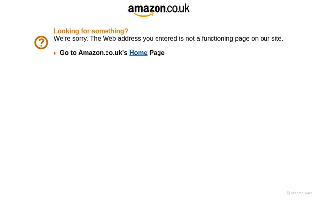 Security scan screenshot of https://amzn.eu/