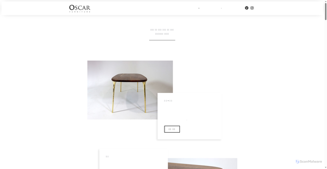 Security scan screenshot of https://oscarfurnitureinc.com/collection/