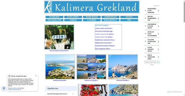 Security scan screenshot of https://kalimera.nu