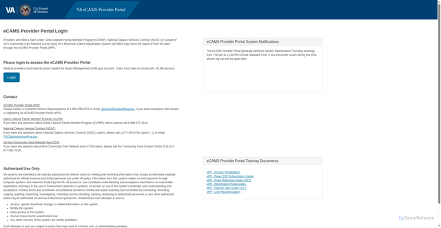 Security scan screenshot of https://www.occepp.fsc.va.gov