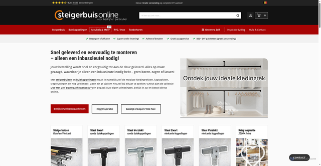Security scan screenshot of http://steigerbuis-online.nl/