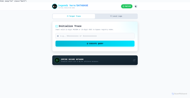 Security scan screenshot of https://wajiilegend-d6yzs35yjr.edgeone.app/