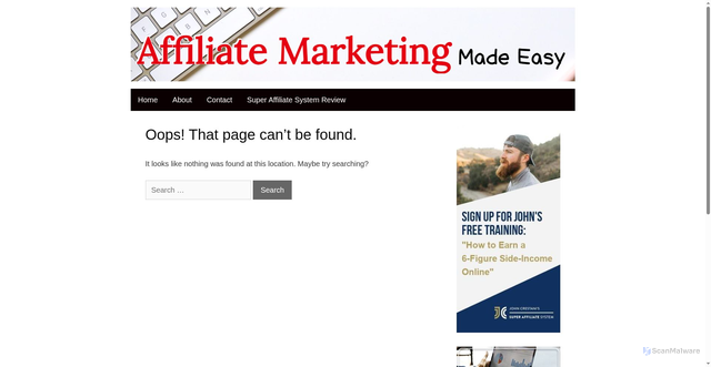 Security scan screenshot of https://opportunityalerts.com/legal.html