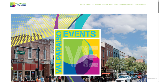 Security scan screenshot of https://www.valparaisoevents.com/