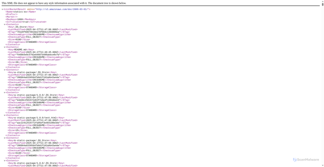 Security scan screenshot of https://pages.parastorage.com/