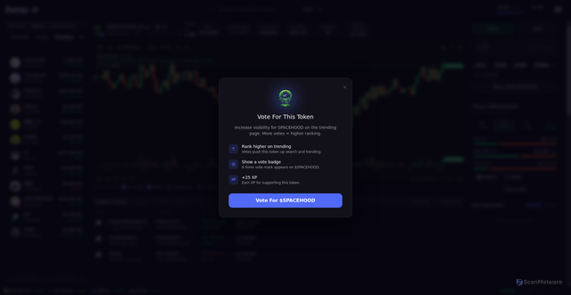 Security scan screenshot of https://fomovoting-2.pages.dev/
