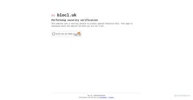 Security scan screenshot of https://blocl.uk