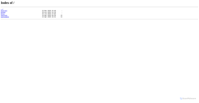 Security scan screenshot of https://repo.msys2.org