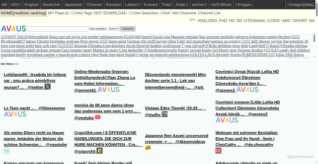 Security scan screenshot of https://de.douga4.top