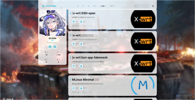Security scan screenshot of https://afo-fuwari-4qsl3uzc0i.edgeone.app/
