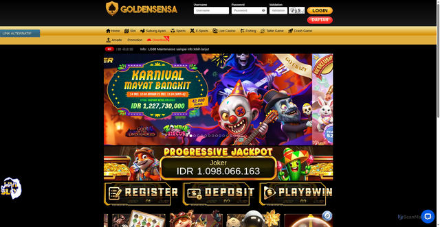 Security scan screenshot of http://29goldensensa.com/