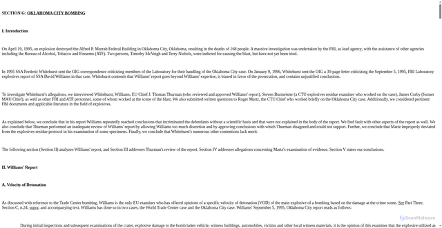 Security scan screenshot of https://oig.justice.gov/sites/default/files/legacy/special/9704a/08okcity.htm