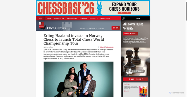 Security scan screenshot of https://en.chessbase.com/post/erling-haaland-investment-norway-chess