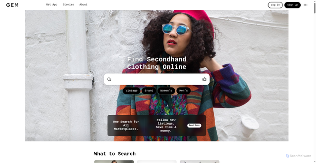 Security scan screenshot of https://gem.app