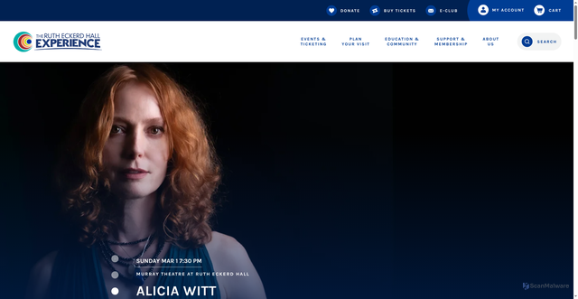 Security scan screenshot of https://www.rutheckerdhall.com