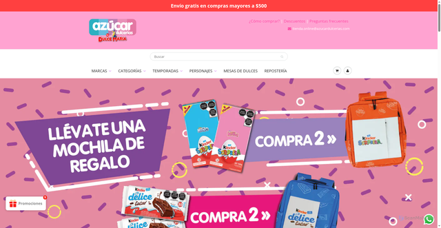 Security scan screenshot of https://azucardulcerias.com