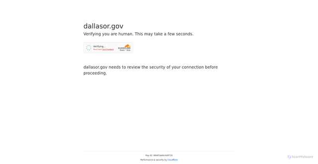 Security scan screenshot of https://dallasor.gov/