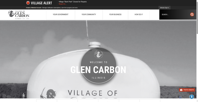 Security scan screenshot of https://glencarbonil.gov/