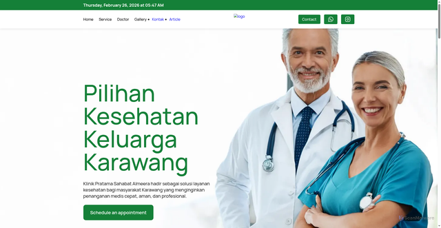 Security scan screenshot of http://pratamasahabatalmeera.id/