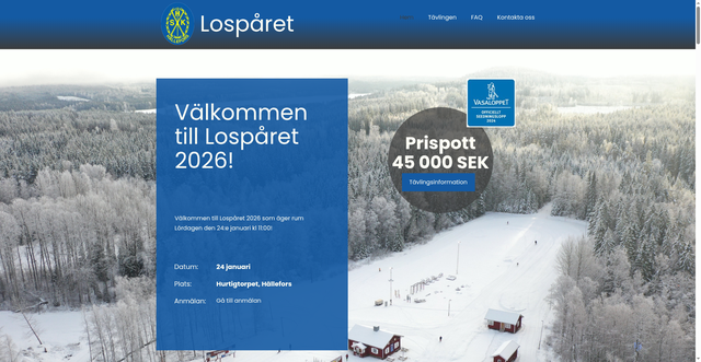 Security scan screenshot of https://losparet.se