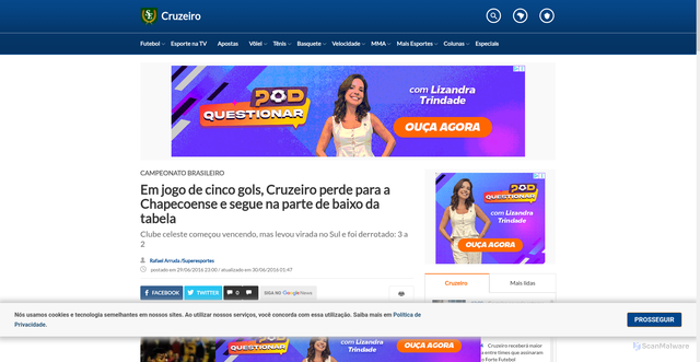 Security scan screenshot of https://www.mg.superesportes.com.br/app/noticias/futebol/cruzeiro/2016/06/29/noticia_cruzeiro,338690/em-jogo-de-cinco-gols-cruzeiro-perde-para-a-chapecoense-e-segue-na-parte-de-baixo-da-tabela.shtml