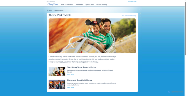 Security scan screenshot of https://disneyparks.disney.go.com/disney-tickets/