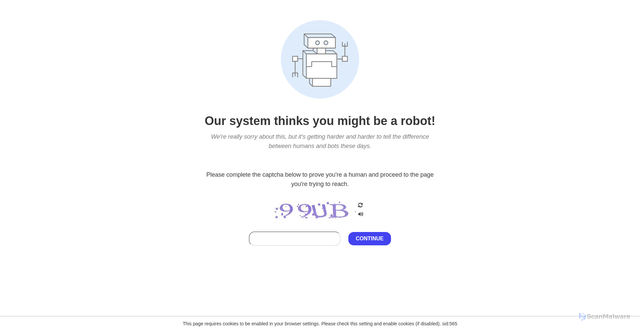 Security scan screenshot of https://flowcenter.se