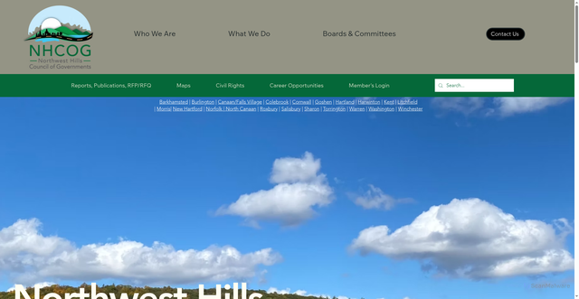 Security scan screenshot of https://www.nhcogct.gov/