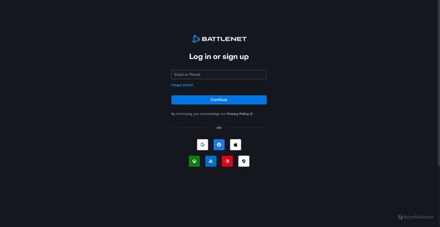 Security scan screenshot of http://microsoftworldofwarcraft.com/