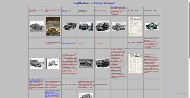 Security scan screenshot of https://mooselandfff.ru/OFFROADVEHICLES/REO/REO%20Trucks.html
