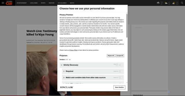Security scan screenshot of https://cwcolumbus.com/news/local/watch-live-testimony-resumes-tuesday-takiya-young-connor-grubb-murder-trial-blendon-township-police-shooting-livestream-live-coverage-breaking-news