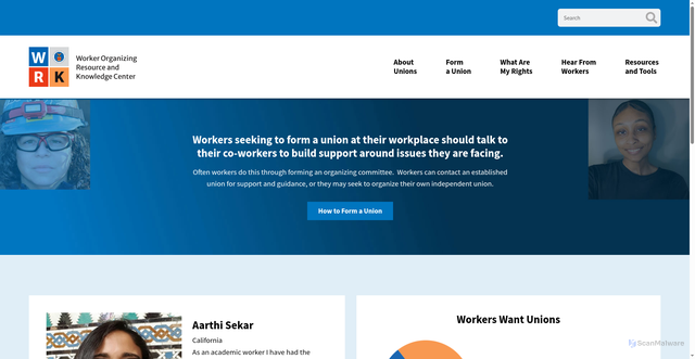 Security scan screenshot of https://workcenter.gov/
