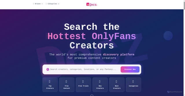 Security scan screenshot of https://docz.site