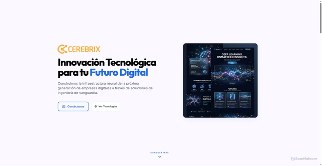 Security scan screenshot of https://cerebrix.pages.dev/