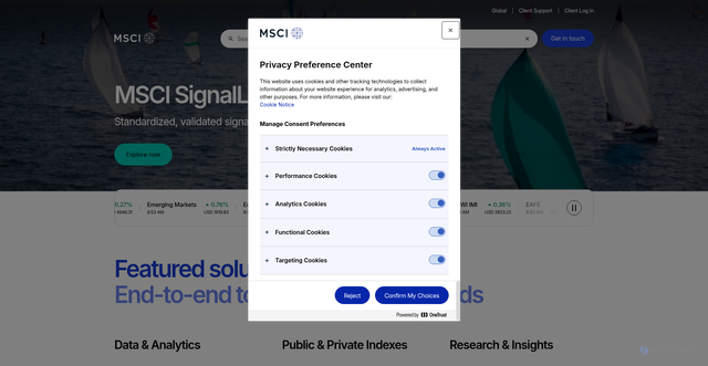 Security scan screenshot of https://accounts.msci.com